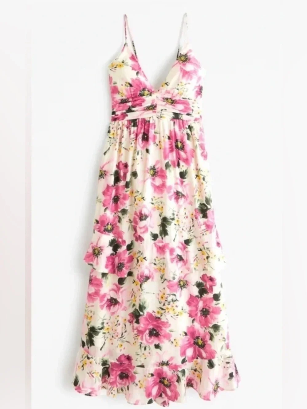 Abercrombie & Fitch Tiered Ruffle Maxi Dress -New with tags!